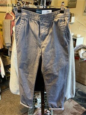 Old Navy Boys’ Joggers - Gray Blue 10/12